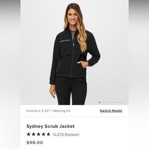 COPY - Figs Sydney Scrub Jacket!